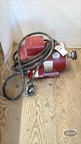 LEESON 3HP. 230VOLT ELECTRIC MOTOR WITH CORD