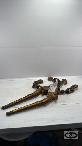 (2) 10 000LB. CHAIN BINDERS