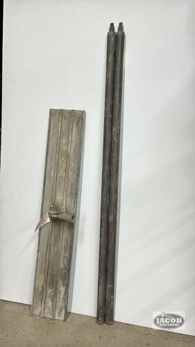 45IN ALUMINUM DARBY WITH (2) 60IN EXTENSIONS