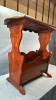 Walnut Magazine Rack -See Notes - 3