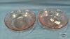 (2) SHARON PINK DEPRESSION BOWLS 8.5IN - 3