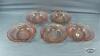 (5) 7.5IN SHARON PINK DEPRESSION BOWLS - 2