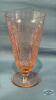 (3) SHARON PINK DEPRESSION FOOTED ICED TEA TUMBLER - 3
