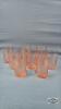 (8) SHARON PINK DEPRESSION TUMBLERS