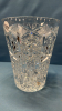 Lead Crystal Vase -8.5in High - 2