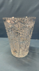 Lead Crystal Vase -8.5in High - 3