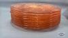 SHARON PINK DEPRESSION PLATE LOT - 2