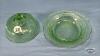 PATRICAN SPOKE GREEN DEPRESSION BUTTER DISH - 3