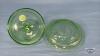 PATRICAN SPOKE GREEN DEPRESSION BUTTER DISH - 4
