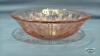 10IN SHARON PINK DEPRESSION SALAD BOWL - 3