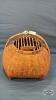 PRIMITIVE HAND WOODEN SNAKE BASKET - 2