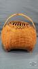 PRIMITIVE HAND WOODEN SNAKE BASKET - 4