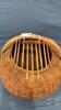 PRIMITIVE HAND WOODEN SNAKE BASKET - 5
