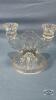 9IN IRIS PATTERN PITCHER AND CANDLE HOLDER - 4