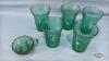 DORIC AND PANSIE GREEN DEPRESSION LOT - 3