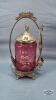 CRANBARRY PICKLE CRUET WITH TONGS 10IN TALL