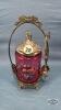 CRANBARRY PICKLE CRUET WITH TONGS 10IN TALL - 2