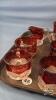 (16) RUBY GLASS SOUVENIOR LOT - 4