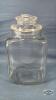 10IN GLASS COUNTER JAR