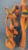 (2) PARROT CARVINGS TALLEST IS 27IN - 3