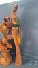 (2) PARROT CARVINGS TALLEST IS 27IN - 4