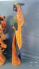 (2) PARROT CARVINGS TALLEST IS 27IN - 5