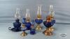 (7) SMALL COAL OIL LAMPS - 2