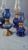 (7) SMALL COAL OIL LAMPS - 7
