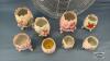 (8) FOOTED VASES RANGING FROM 3IN TO 5IN - 3