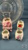 (8) FOOTED VASES RANGING FROM 3IN TO 5IN - 6