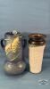 10IN ROSEVILLE VASE AND 9.5IN POTTERY VASE