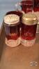 APPROX (21) RUBY GLASS SOUVENIOR LOT - 9