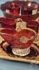 APPROX (20) RUBY GLASS SOUVENIR LOT - 6