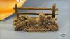 BRASS LOT ON 10IN BAYFIELD SOUVENIR PLATE - 6