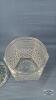 10IN GLASS COOKIE JAR WITH LID - 3
