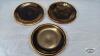 (3) 6IN PHOTO BUTTONS & (2) 10IN LADY WALL HANGING - 3