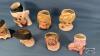(7) LADY HEAD VASES WITH BOOK - 5