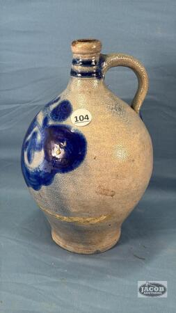 VINTAGE 11IN STONEWEAR JUG