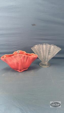 (2) SHELL STYLE PLANTERS