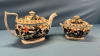 English Porcelain Tea Pot & Sugar Bowl -See Notes - 2