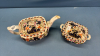 English Porcelain Tea Pot & Sugar Bowl -See Notes - 3