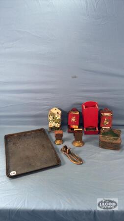 (8) MATCH BOX HOLDERS