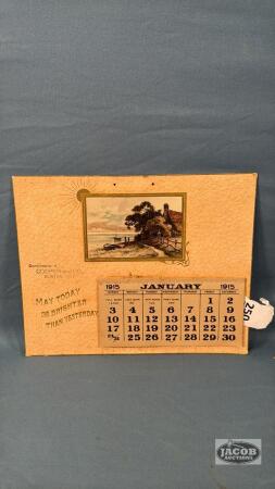 COOPER AND CO. CLINTON ON. 1915 CALENDER