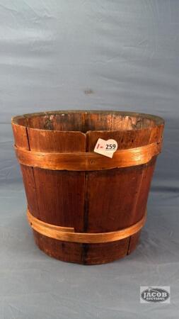 WOODEN BUCKET