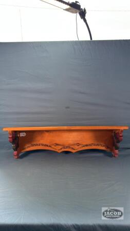 PINE 30IN LONG COAT RACK