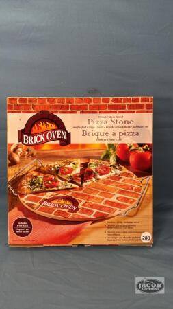 13IN PIZZA STONE WITH WIRE RACK