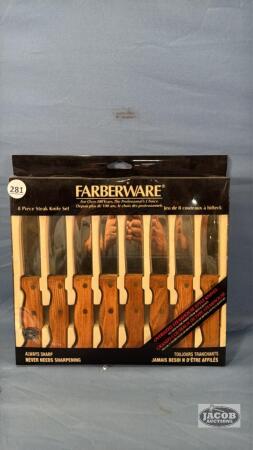 FARBERWARE (8) PIECE STEAK KNIFE SET