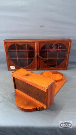 WALL HUNG CURIO CABINET