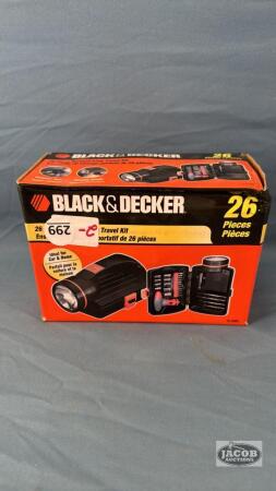BLACK AND DECKER (26) PIECE TRAVEL KIT