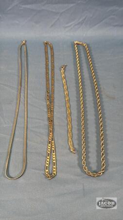 (3) NECKLACES AND BRACELET